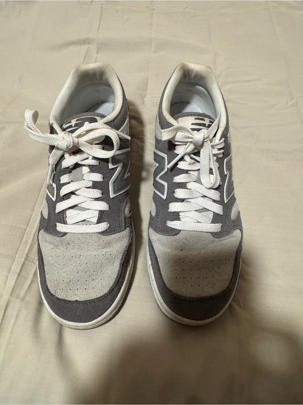 New Balance 480 Gray Suede Sneakers Women’s Size 9